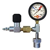SCBA Fill Adapter with Fill Gauge 6000PSI